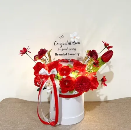 Bloom Box Akrilik Ucapan Grand Opening Solear
